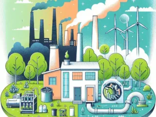 "BAETA CO₂ capture technology demonstration showcasing recycled plastics in a sustainable climate tech initiative, highlighting its potential impact on reducing greenhouse gas emissions in the U.S."