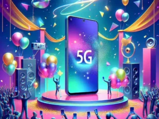 "Samsung Galaxy F06 smartphone launch event in India showcasing its features as 'India Ka Apna 5G Phone'"