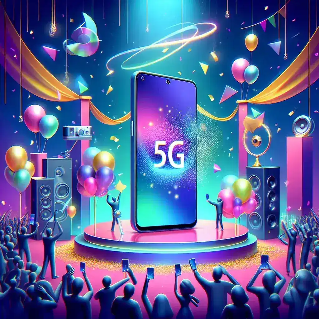 "Samsung Galaxy F06 smartphone launch event in India showcasing its features as 'India Ka Apna 5G Phone'"